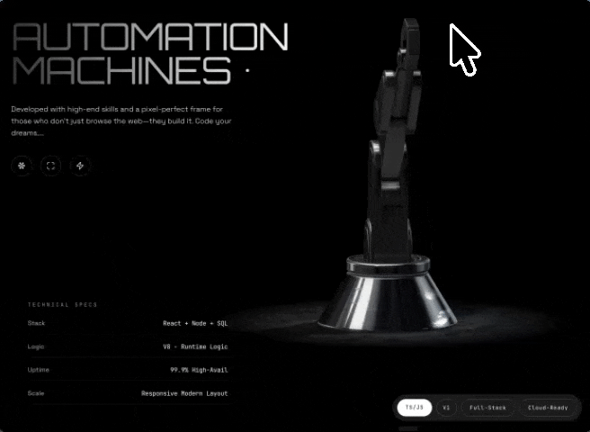 Automation Machines Dark Hero