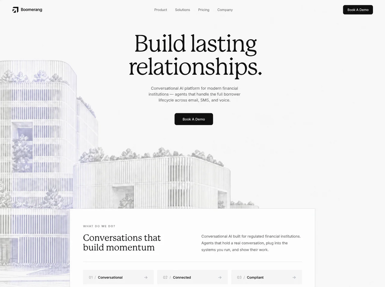 Boomerang Finance Landing